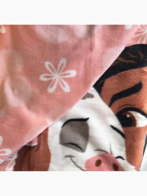 Fleecedeken bedrukt 100% polyester, disney home vaiana pua - Kiabi Fleecedeken bedrukt 100% polyester, disney home vaiana pua - Kiabi