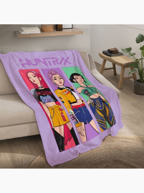 Fleecedeken bedrukt 100% polyester, kpop demon hunters tour - Kiabi Fleecedeken bedrukt 100% polyester, kpop demon hunters tour - Kiabi
