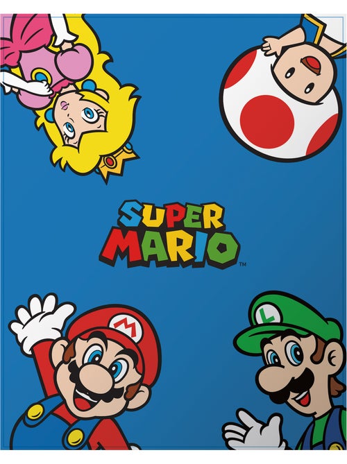 Fleecedeken bedrukt 100% polyester, mario let's a go - Kiabi Fleecedeken bedrukt 100% polyester, mario let's a go - Kiabi