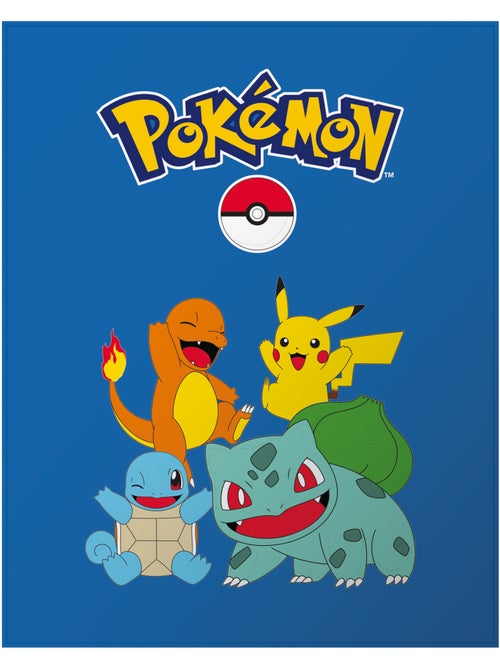 Fleecedeken bedrukt 100% polyester, pokemon team battle - Kiabi Fleecedeken bedrukt 100% polyester, pokemon team battle - Kiabi