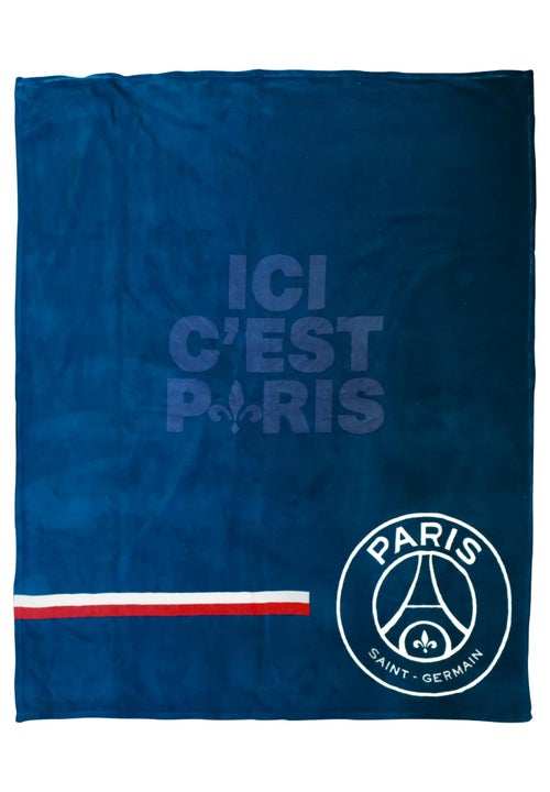 Fleecedeken bedrukt extra zachte 100% polyester, psg premium - Kiabi Fleecedeken bedrukt extra zachte 100% polyester, psg premium - Kiabi