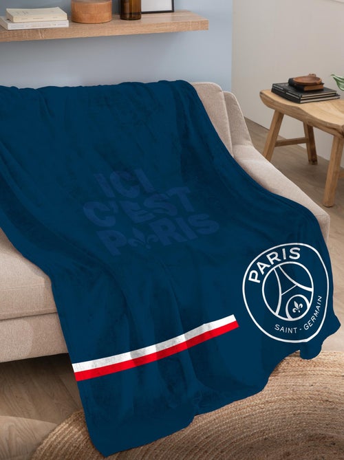Fleecedeken bedrukt extra zachte 100% polyester, psg premium - Kiabi Fleecedeken bedrukt extra zachte 100% polyester, psg premium - Kiabi