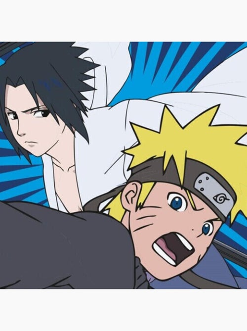 Fleecedeken Naruto Shippuden microvezel 100 x 140 cm - Kiabi