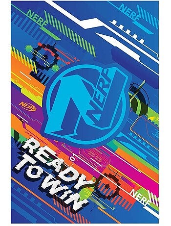 Fleecedeken Nerf 100% polyester grafisch motief