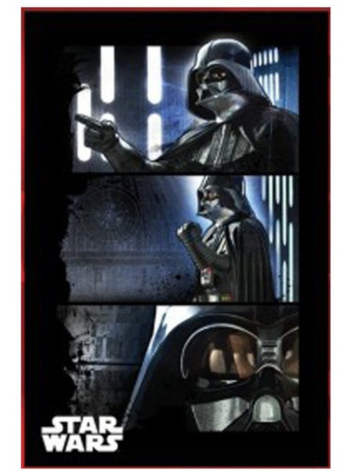 Fleecedeken Star Wars met carreaux Dark Vador 100 x 140 cm - Kiabi