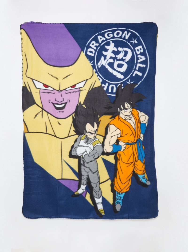 Fleecedekentje met Dragon Ball Z-print zwart - Kiabi