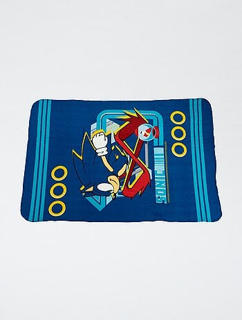 Fleecedekentje met Sonic-print