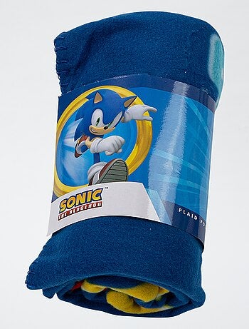 Fleecedekentje met Sonic-print
