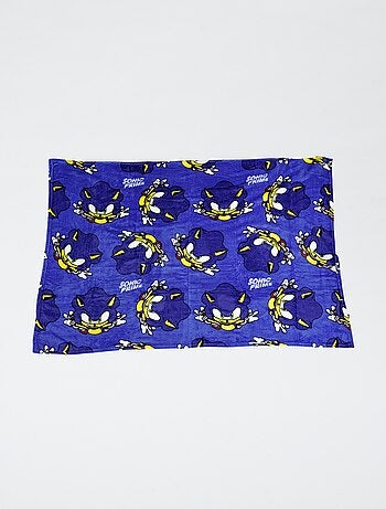 Fleecedekentje met Sonic-print