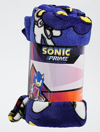 Fleecedekentje met Sonic-print