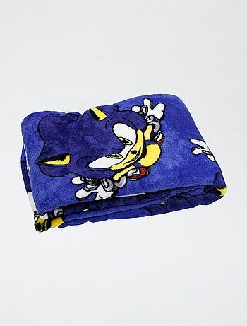 Fleecedekentje met Sonic-print