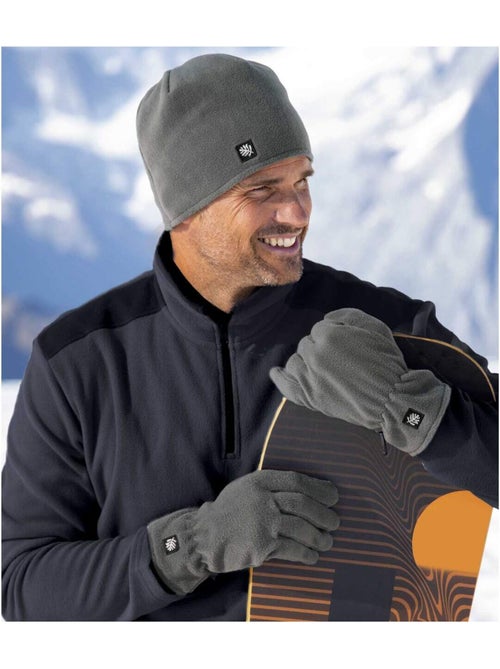 Fleeceduo: muts en handschoenen - ATLAS FOR MEN - Kiabi