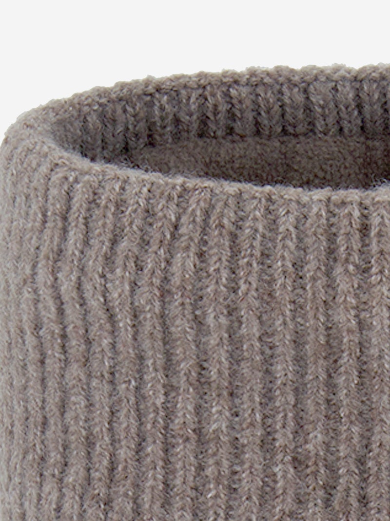 Fleecegevoerde nekwarmer Bruin - Kiabi