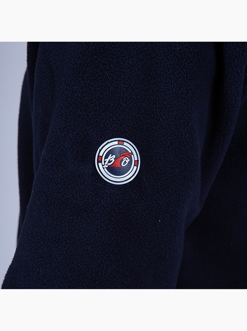 Fleecejack 'Breizh Océan' voor heren of dames, volledig met ritssluiting Marineblauw - Kiabi