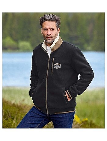 Fleecejack met sherpavoering - atlas for men