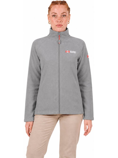 Fleecevest met rits en opstaande kraag tugeak – canadian peak - Kiabi Fleecevest met rits en opstaande kraag tugeak – canadian peak - Kiabi