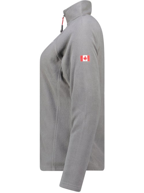 Fleecevest met rits en opstaande kraag tugeak – canadian peak - Kiabi Fleecevest met rits en opstaande kraag tugeak – canadian peak - Kiabi