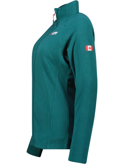 Fleecevest met rits en opstaande kraag tugeak – canadian peak - Kiabi Fleecevest met rits en opstaande kraag tugeak – canadian peak - Kiabi