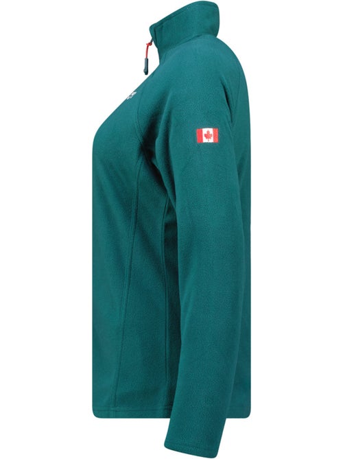 Fleecevest met rits en opstaande kraag tugeak – canadian peak - Kiabi Fleecevest met rits en opstaande kraag tugeak – canadian peak - Kiabi