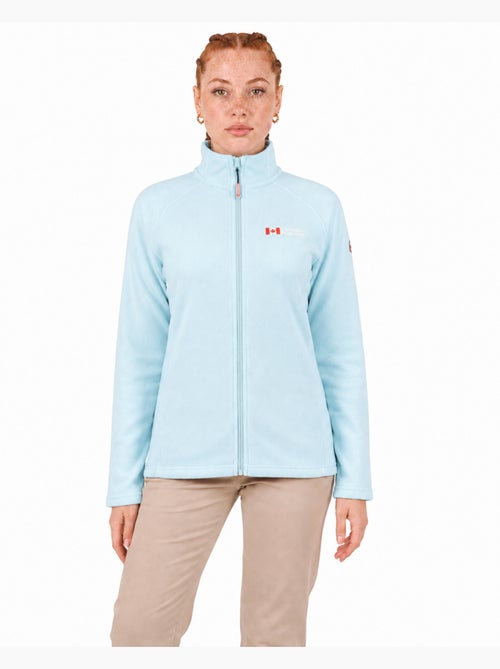 Fleecevest met rits en opstaande kraag tugeak – canadian peak - Kiabi Fleecevest met rits en opstaande kraag tugeak – canadian peak - Kiabi