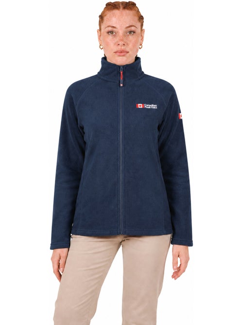 Fleecevest met rits en opstaande kraag tugeak – canadian peak - Kiabi Fleecevest met rits en opstaande kraag tugeak – canadian peak - Kiabi