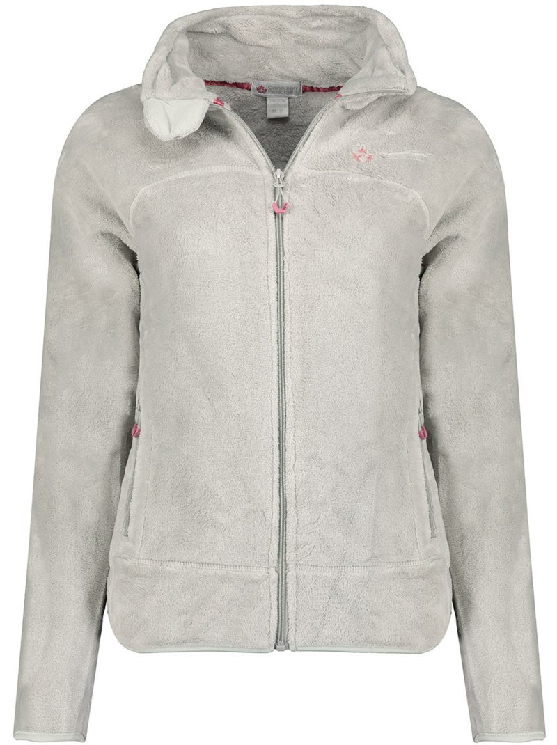 Fleecevest met rits udilas – canadian peak Lichtgrijs - Kiabi