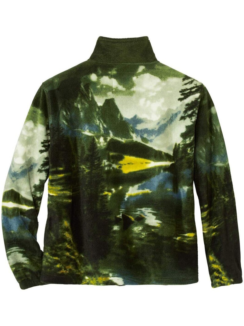 Fleecevest Rocheuses - ATLAS FOR MEN Groen - Kiabi