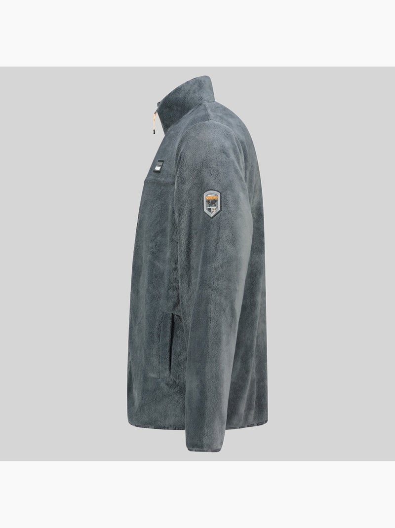 Fleecevest timple – geographical norway Donkergrijs - Kiabi