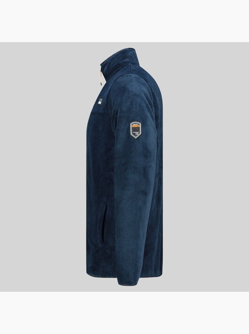 Fleecevest timple – geographical norway Marineblauw - Kiabi