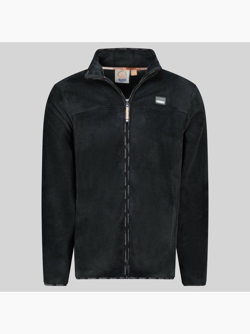 Fleecevest timple – geographical norway Zwart - Kiabi