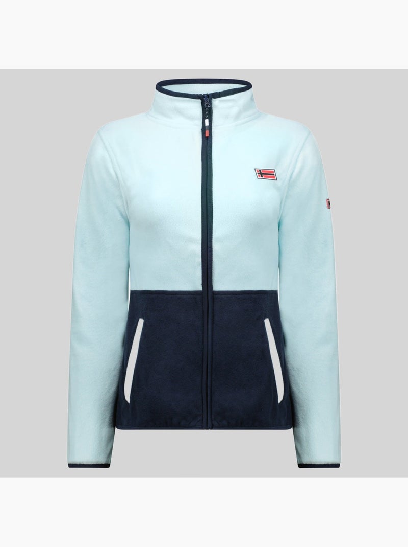 Fleecevest touki fz – geographical norway Hemelsblauw - Kiabi