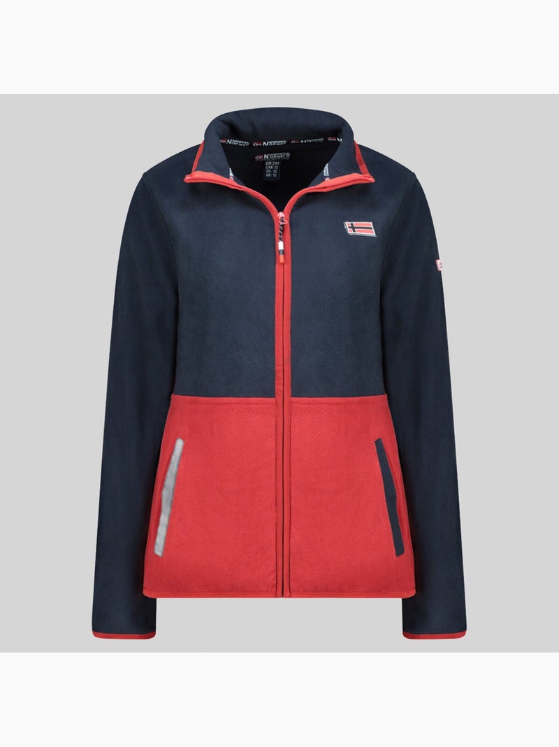Fleecevest touki fz – geographical norway Marineblauw - Kiabi