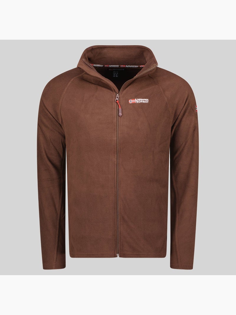 Fleecevest tug fz – geographical norway Bruin - Kiabi