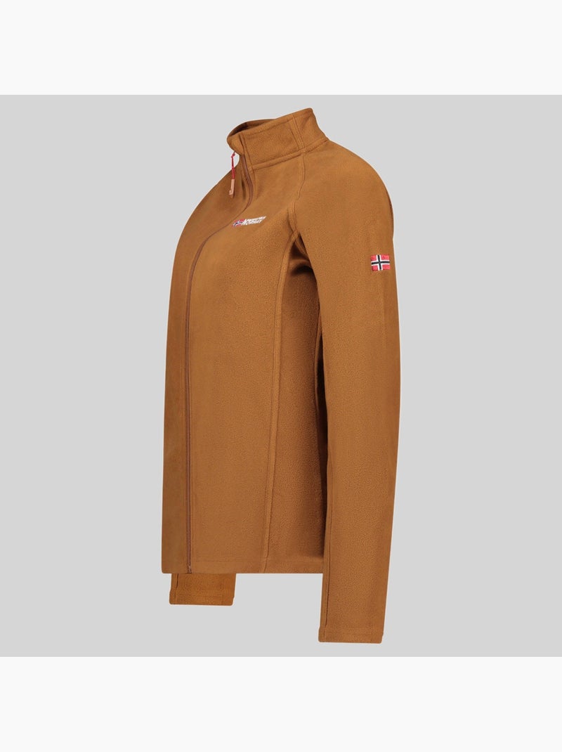 Fleecevest tug fz – geographical norway Camel - Kiabi