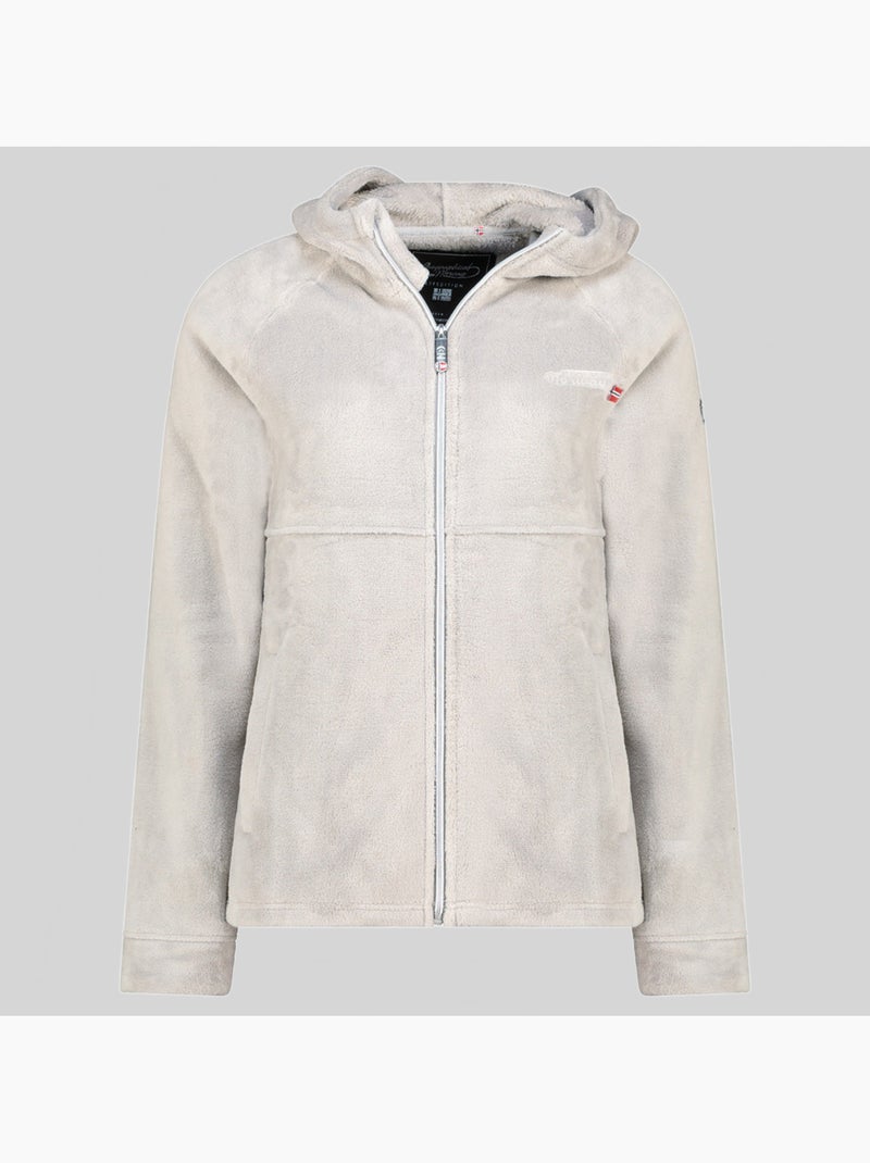 Fleecevest uliota – geographical norway Lichtgrijs - Kiabi