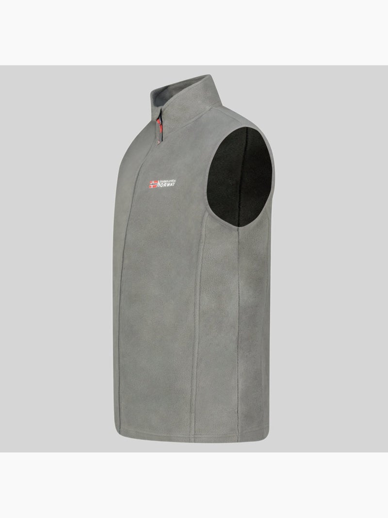 Fleecevest vug – geographical norway Donkergrijs - Kiabi