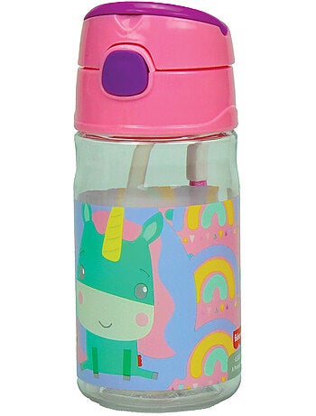 Fles van eau kinderen eenhoorn 350 ml van PVC 22 x 7 cm