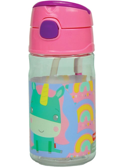 Fles van eau kinderen eenhoorn 350 ml van PVC 22 x 7 cm - Kiabi