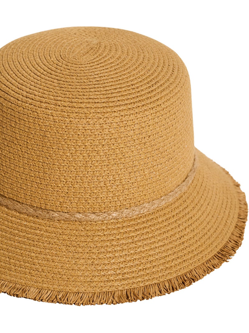 Flexibele strandmuts pamela Beige - Kiabi