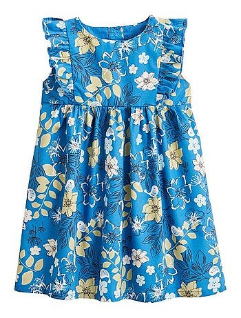 Flora poplin babyjurk