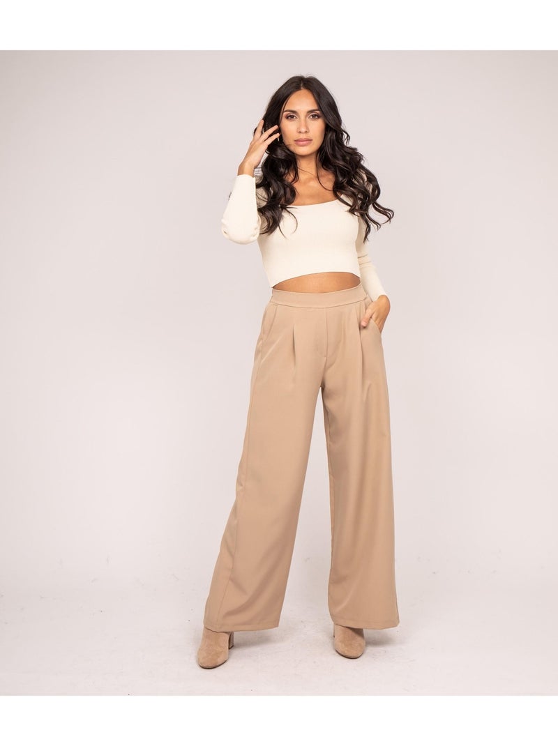 FLORY crop top Ecru - Kiabi