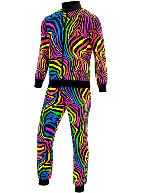 Fluorescerend regenboog dieren trainingspak kostuum - Kiabi