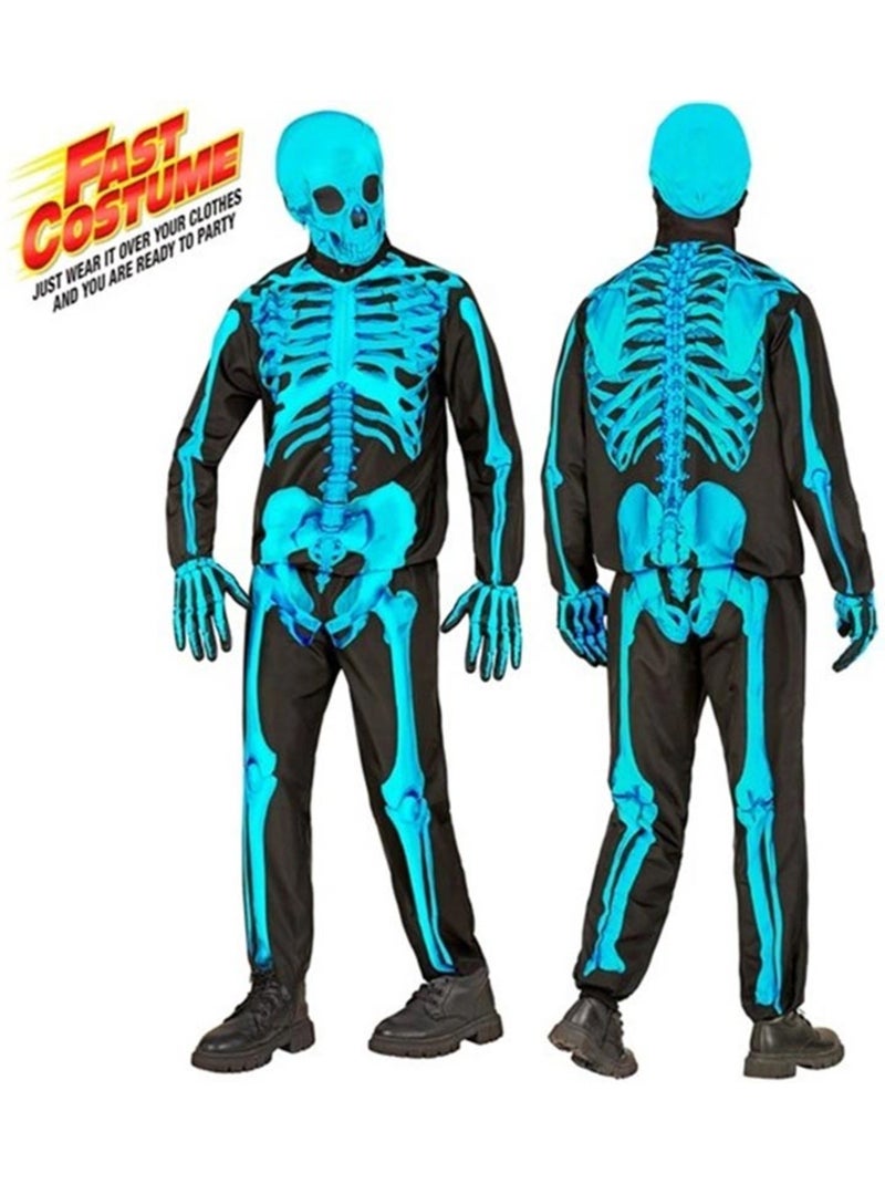 Fluorescerend Skeleton Express-kostuum Multicolor - Kiabi
