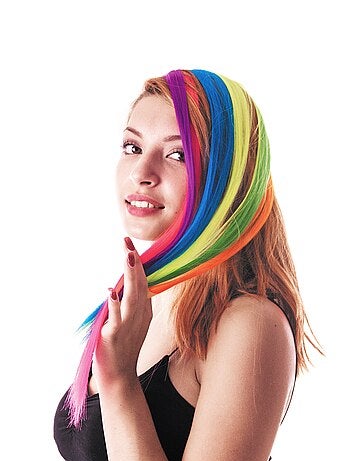 Fluorescerende haarextensies met clipje