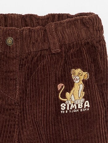 Fluwelen broek 'Disney'