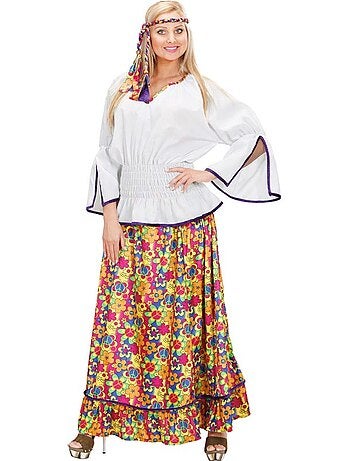 Fluwelen hippiekostuum