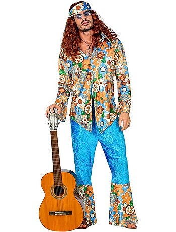 Fluwelen hippiekostuum