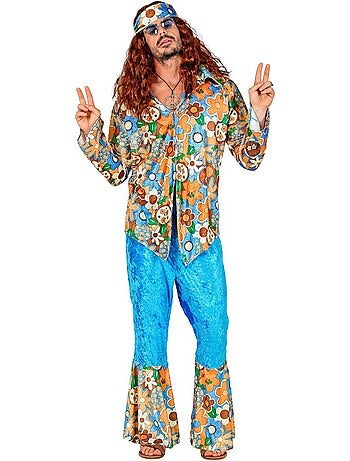 Fluwelen hippiekostuum