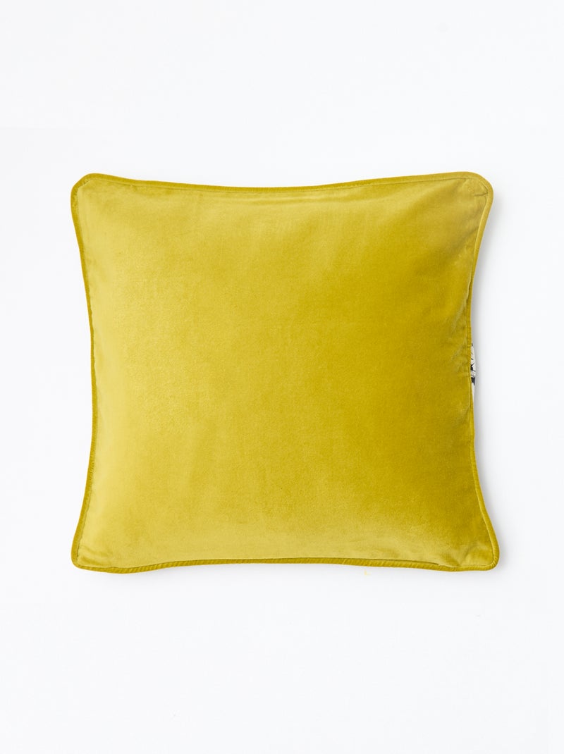 Fluwelen kussenhoes - Kiabi Home Wit - Kiabi