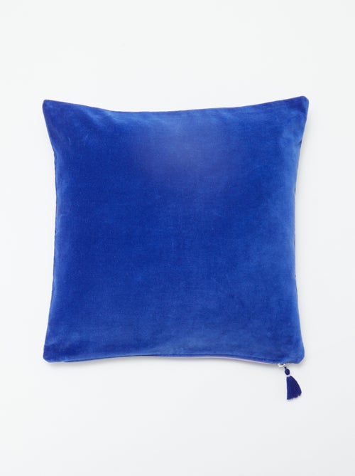 Fluwelen kussenhoes (45 x 45 cm) - Kiabi